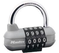 MASTER LOCK Cadenas a combinaison programmable 64mm - Pour vestiaire de sport. casier d'ecole