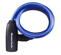 Master Lock Câble antivol à clé 8127EURDPRO - 1,8 m x 8 mm - Acier torsadé - Bleu