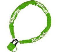 Masterlock - Chaine velo antivol en acier lamine Vert Cadenas de securite longueur 90 cm G