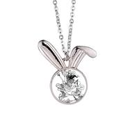 Masterpiece Romance Three Kingdoms China Rabbit Collier Pendentif Lapin Animal Bijoux Cadeau