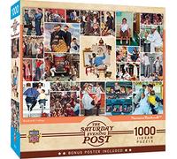 MasterPieces Chefs-d' œuvre Saturday Evening Post Norman Rockwell Collage - emblématique peintures 1000 pièces Puzzle par Norman Rockwell