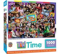 MasterPieces 1000 Piece Jigsaw Puzzle - Nostalgic 70's Television Shows - Retro Entertainment Fun for Adults, Family, Or Youth - 19.25"x26.75"