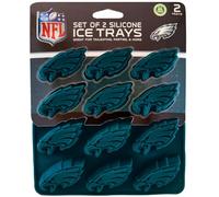 MasterPieces FanPans NFL Philadelphia Eagles Lot de 2 bacs à glaçons en silicone Passe au lave-vaisselle