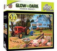 MasterPieces Hidden Image glow in the Dark Welcome Home Farm Scene Jigsaw Puzzle by Steve Read, 550-Piece G