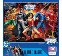 MasterPieces Puzzle 100 pièces pour enfants - Ligue des justiciers - Justice pour tous - 35,6 x 48,3 cm