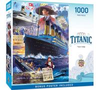 MasterPieces 1000 Piece Jigsaw Puzzle for Adults, Family, Or Youth - Titanic Collage - 19.25"x26.75"