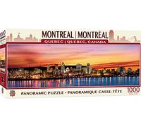 Masterpieces - Puzzle de 1000 pièces, horizon de Montréal panoramique, amusant pour adultes, famille, enfants, 33 x 99 cm