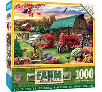 MasterPieces Puzzle de 1000 pièces pour Adultes, Famille ou Enfants - Ranch de récolte - 48,9 x 67,9 cm