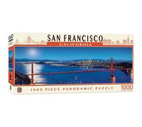 Masterpieces Puzzle panoramique de 1000 pices avec horizon de San Francisco amusant pour adultes, familles et enfants 33 cm x 39 cm