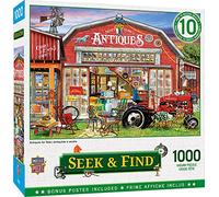 MasterPieces Puzzle Seek & Find de 1000 pièces pour Adultes, Famille ou Jeunes - Antiquités à Vendre - 48,9 x 68,9 cm