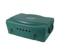 Masterplug Boîte électrique résistante aux intempéries pour l'extérieur - Vert, 345 x 220 x 126,5 mm