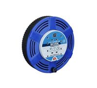 Masterplug Cassette Câble Bobine 240V 10A 4-Socket Thermique Ajourée Bleu 15m
