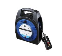 Masterplug Étui Bobine 240V 13A 4-Socket Rcd & Thermique Ajourée 20m MSTHBT20RCD