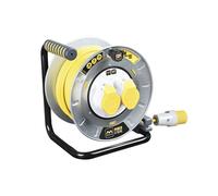 Masterplug Pro-Xt Métal Câble Bobine 110V 16A Thermique Ajourée 30m MSTOTMU30162