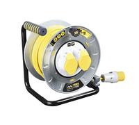 Masterplug Pro-Xt Métal Câble Bobine 110V 16A Thermique Ajourée 30m MSTOTMU30162