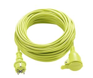 Masterplug Rallonge électrique 40m, Câble IP44 pour Jardín, Prolongateur Chantier 16A at 3000w, Câble Vert 3G1,5mm²