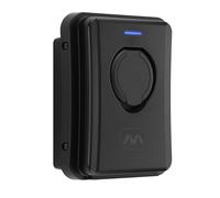 Masterplug Station de Charge EV Murale pour véhicules électriques, Type 2, Chargeur sans câble de Voiture électrique avec Fonction de Fixation Automatique, Monophasé, Mode 3, RFID, IP65, 7,4KW, 32A