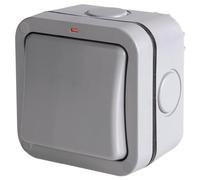 Masterplug WP30 Interrupteur d'extérieur étanche 1 bouton Pôle double IP66 20 A