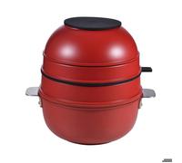 MASTERPRO Batterie de cuisine antiadhésive SHARE PLAY 10 pièces rouge BGMP-8061-RD