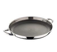 MasterPRO Bergner Hi-Tech 3 | Poêle antiadhésive | Poêle à paella de 36 x 4,5 cm | Revêtement en palladium avec texture en nid d'abeille | En acier inoxydable | Tous types de cuisinières