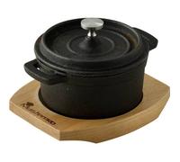 MASTERPRO Cocotte en fonte avec base COOK & SHARE 10 cm avec noir BGMP-3804-4