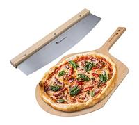 MasterPro | Ensemble coupe-pizza et planche à découper | idéal pour préparer des pizzas | ustensiles de cuisine | fabriqué avec des matériaux de qualité | facile à nettoyer