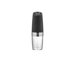 MasterPRO FOODIES COLLECTION - Moulin à poivre par gravité 6.3x20.2cm en acier inoxydable - Design ergonomique - Broyage puissant - Toucher doux