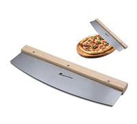 MasterPRO Coupe-pizza acier inoxydable, bois