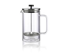 MasterPRO Foodies Mixology - 800 ml de café Holted Spoid - Fabriqué en verre borosilicate à double mur - avec maille filtrante en acier inoxydable - Amoureux de la presse élégants