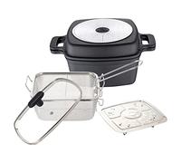 MasterPRO Gastro Reeco Poêle anti-adhésive 24 cm de diamètre et 5 cm de hauteur | Heatdot | Fonte d'aluminium recyclée | Poignée douce au toucher | Pour tous les types de cuisinières