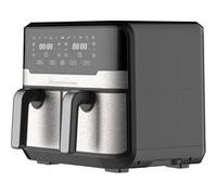 MasterPRO Rocket Duo 900 | Friteuse sans Huile | Noir | Contenance 9 L et 2100 W | Avec Écran LED Tactile et Panier Antiadhésif | Friteuse à air | 11 Fonctions en 1