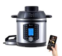 MasterPro FryCook | Friteuse sans huile | AirFryer et Autocuiseur 1500W et 6L | Autocuiseur programmable avec 44 fonctions automatiques | Cuiseur express | 12 programmes de cuisson différents en 1