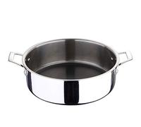 MasterPro Hi-Tech 3 Casserole de cuisine 28 cm en acier inoxydable avec texture nid d'abeille Revêtement 3 couches Ustensiles de cuisine Convient à tous les types de cuisine