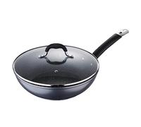 Masterpro Home Edition Black Poêle Wok Aluminium Forgé, gris, 11 x 30 x 51 CM