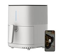 MasterPro I-Rocket 500 | Friteuse sans huile | Blanc | Capacité de 5 L et puissance de 1500 Watt | Écran tactile LED et panier antiadhésif | Friteuse à air chaud | Température réglable 80-200ºC