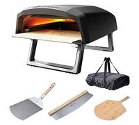 MasterPro Pizza Oven | Four à Pizza | Four à gaz portable Cuisson rapide jusqu'à 500ºC | Pizzas prêtes en 60 secondes | Pelle à pizza, coupe-pizza et planche à pizza inclus. BGKIT-0045 Multicolore