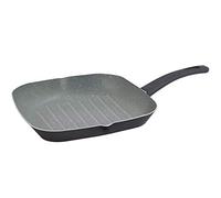 MasterPro Poêle à frire anti-adhésive en aluminium pour induction (grill carré de 28 cm de diamètre)