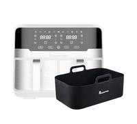 MasterPRO Rocket Duo 900 - Double huile sans huile - blanc - 9 L et 2400 W Capacité