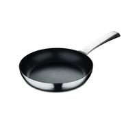 BERGNER MasterPRO SIGMA - Poêle 16x4.3 cm Acier inoxydable - Revêtement céramique Swiss Crystals - Poignée rivetée - Conductivité thermique supérieure - Convient à toutes les cuisinières