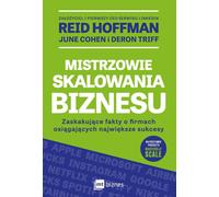 Masters of business scaling Reid Hoffman, June Cohen, Deron Triff (Buch auf Polnisch)