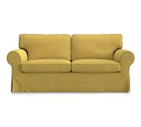 MASTERS OF COVERS Housse de canapé 2 Place pour IKEA Ektorp, Moutarde Housse de canapé Ektorp Protege canape en Polyester, Ektorp 2er Couvre canapé, 179x88x88cm