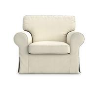 MASTERS OF COVERS Housse de fauteuil Ektorp, fabriquée à la main, 100 % coton, 104 x 88 x 88 cm