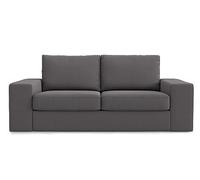 MASTERS OF COVERS Housse de Rechange Compatible avec Canapé 2 Places IKEA Kivik, Kivik 2 Places Housse, Kivik Causeuse Housse, Kivik Housse, 190 x 95 x 83 cm (Gris Foncé, Coton)