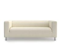 MASTERS OF COVERS Housse de Rechange pour canapé 2 Places - Compatible avec Klippan, Dimensions : 180 נ85 נ58 cm, Coton, Couleur crème
