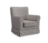 MASTERS OF COVERS Housse pour Le Fauteuil Compatible avec Fauteuil Ektorp Jennylund d’IKEA, Housse Ektorp Jennylund, 78 x 85 x 84 cm (Gris, Coton)