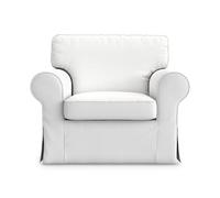 MASTERS OF COVERS La Housse pour Le Fauteuil Compatible avec Fauteuil Ektorp d’IKEA, Ektorp Fauteuil Housse, Housse de Fauteuil Ektorp, 104 x 88 x 88 cm (Polyester Petite, Blanc Froid)