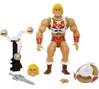 Masters of the UniverLes Maîtres de l'Univers Origins Figurine articulée de combat Musclor et accessoires, jouet pour enfant, HDT22