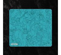masters of the univers et le tapis de souris des mechants revelation hereos 25x22 cm