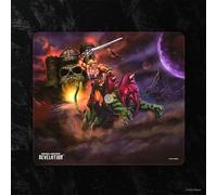 masters of the univers et tapis de souris battle cat revelation he man 25x22 cm