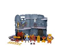 Masters of The Universe Coffret Château des Ombres avec Tapis de Jeu et Figurine en Combinaison Spatiale, Pont-Levis en Forme de mâchoire et Autres Éléments et Accessoires, JKH87